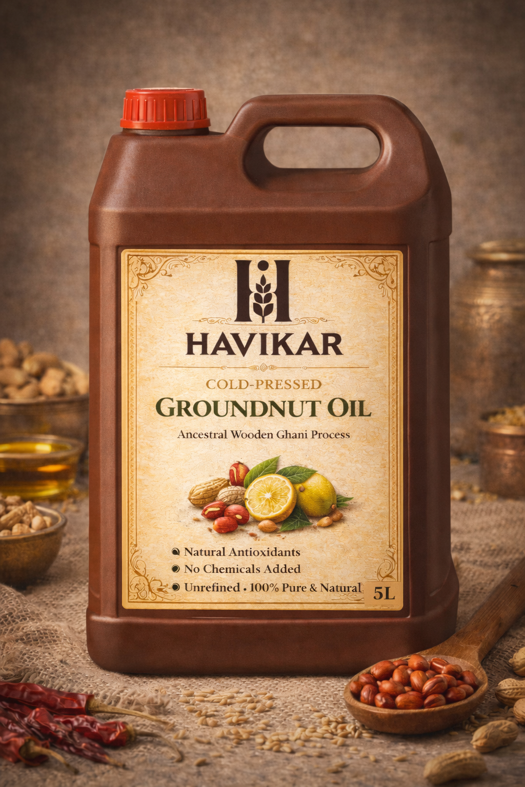 Havikar Cold Pressed Groundnut Oil