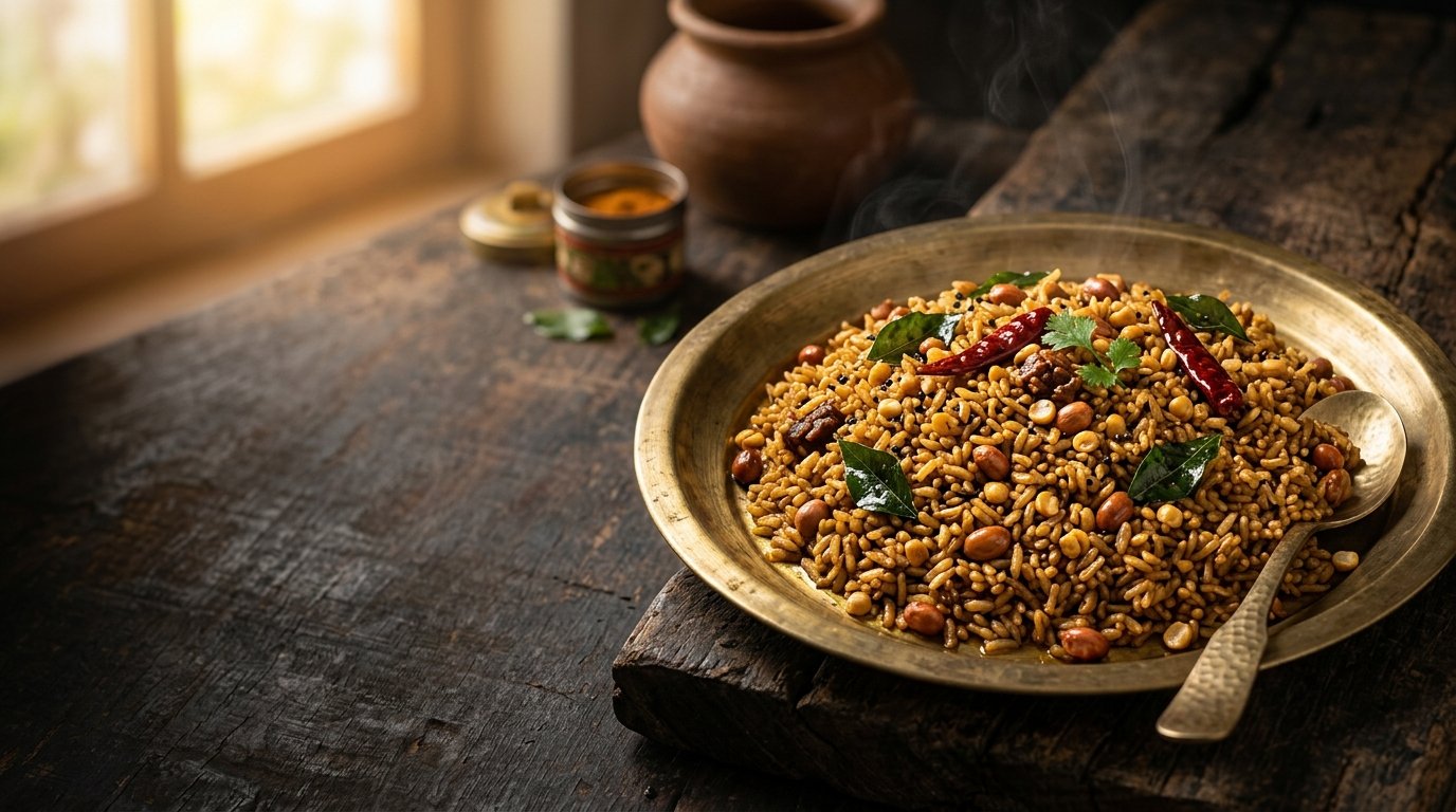 HAVIKAR Melukote Puliyogare Gojju serving inspiration